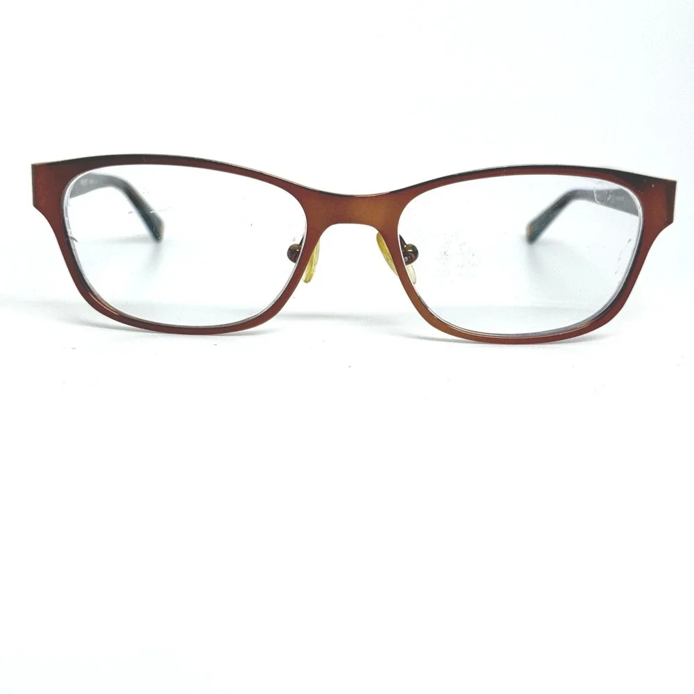 Nine‎ West NW1057 210 Eyeglasses Frame Brown Rectangle 47 16 135 21390
